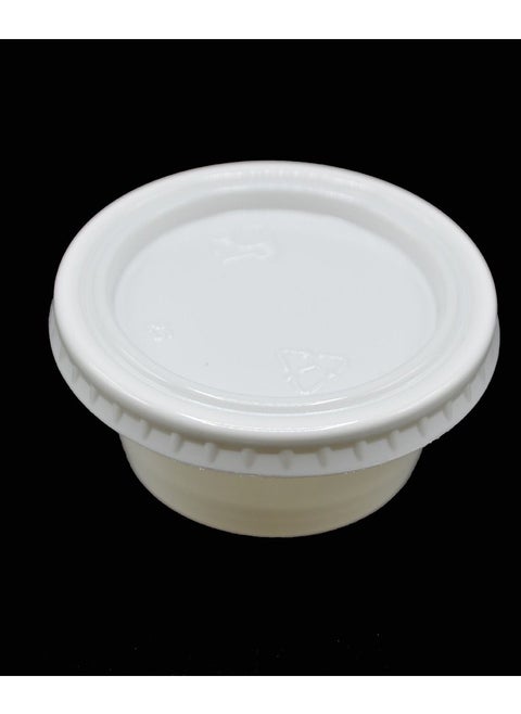 Plastic Containers For Sauces With Separate Lids 100 Pieces