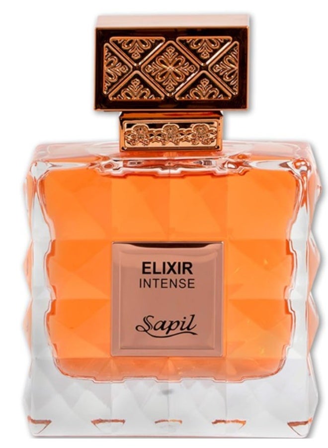 Sapil Elixir Intense Eau De Parfum 100ml, Affordable Luxury Perfume, Fresh Floral Fragrance with Bergamot, Pink pepper, Watery jasmine Top Notes, Bold Blend Perfumes for Men and Women - Image 1