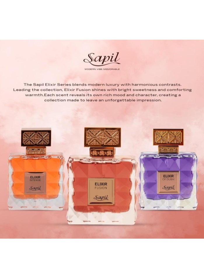 Sapil Elixir Intense Eau De Parfum 100ml, Affordable Luxury Perfume, Fresh Floral Fragrance with Bergamot, Pink pepper, Watery jasmine Top Notes, Bold Blend Perfumes for Men and Women - Image 4