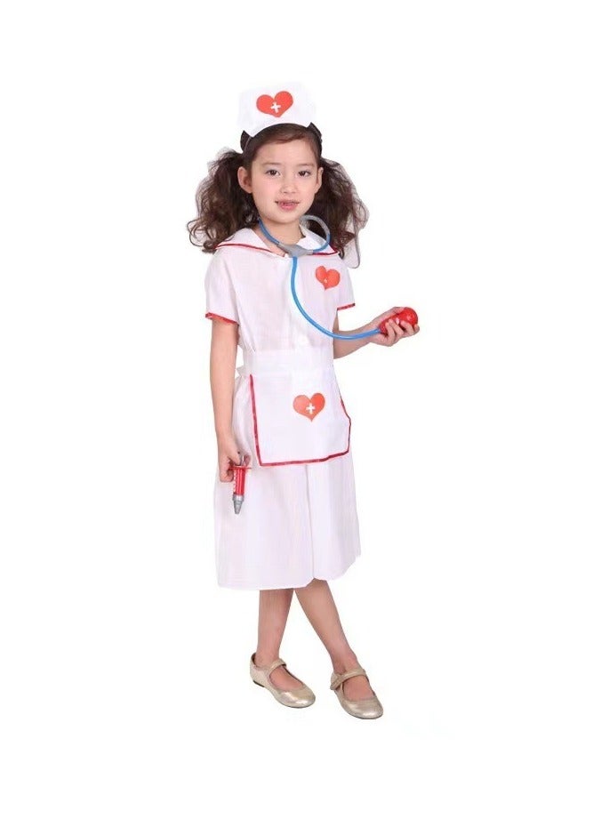 KUYING Nurse Cosplay Costume Set 