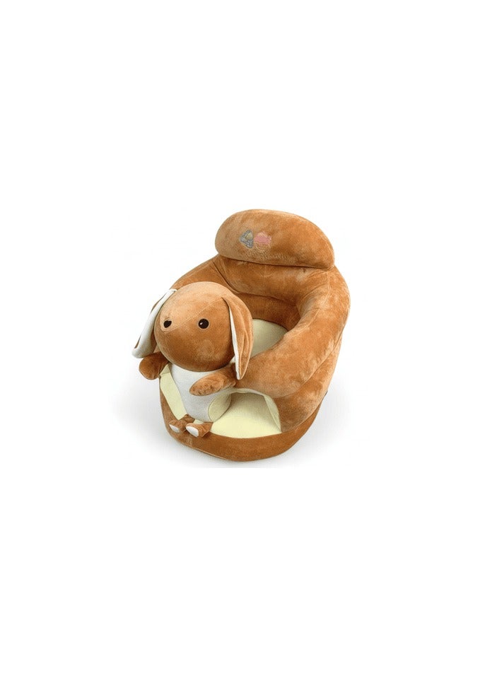 AL BADER ALBADER Baby Foam Chair Round Sofa for Kids Medium Size Comfortable Baby Seat with Cute Animal Design Fully Padded Safe Stable Lightweight Portable Support Chair for Infants 4 to 18 Months, available in various designs , Penguin design - Image 5