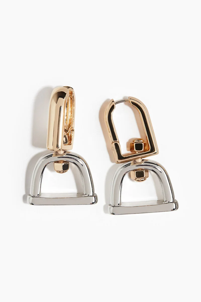 H&M Two-tone earrings
