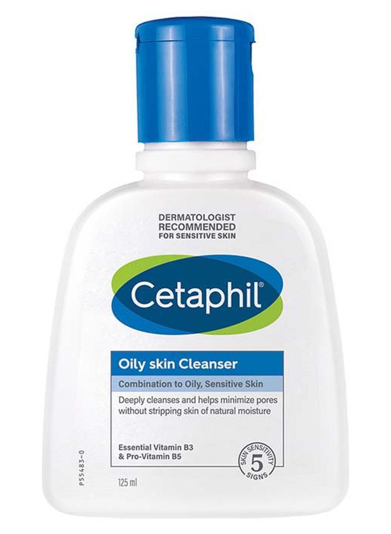 Cetaphil Oily Skin Cleanser, Combination To Oily And Sensitive Skin, Face And Body Wash For Men And Women, With Niacinamide, Unscented, Soap Free, Hypoallergenic, For Men And Women 125ml - Image 1