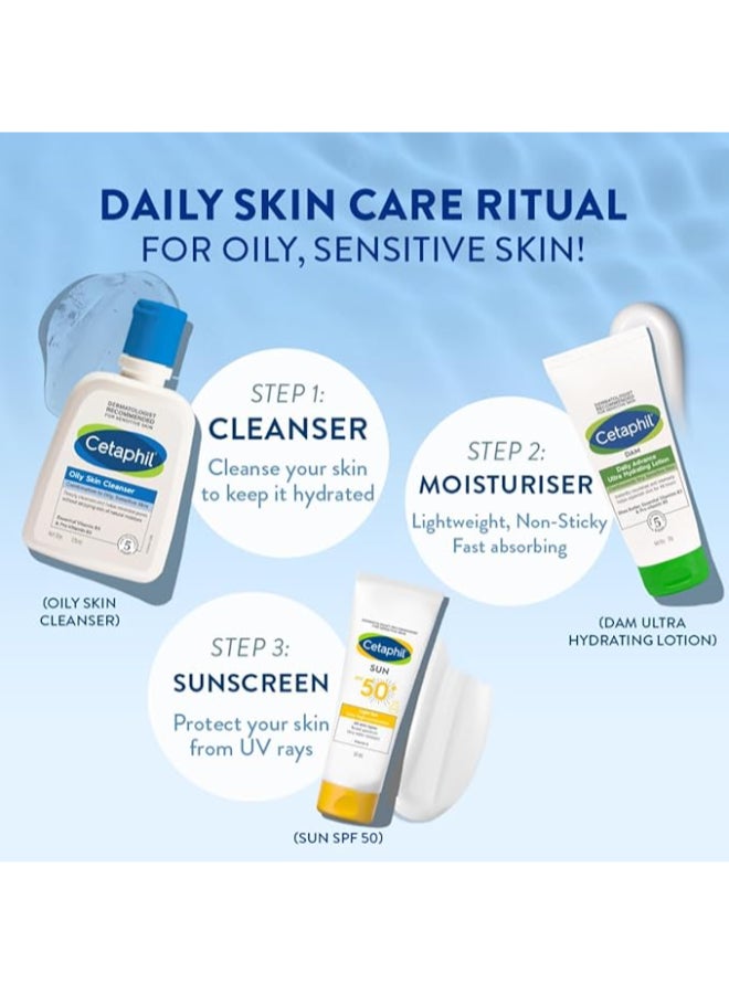 Cetaphil Oily Skin Cleanser, Combination To Oily And Sensitive Skin, Face And Body Wash For Men And Women, With Niacinamide, Unscented, Soap Free, Hypoallergenic, For Men And Women 125ml - Image 5