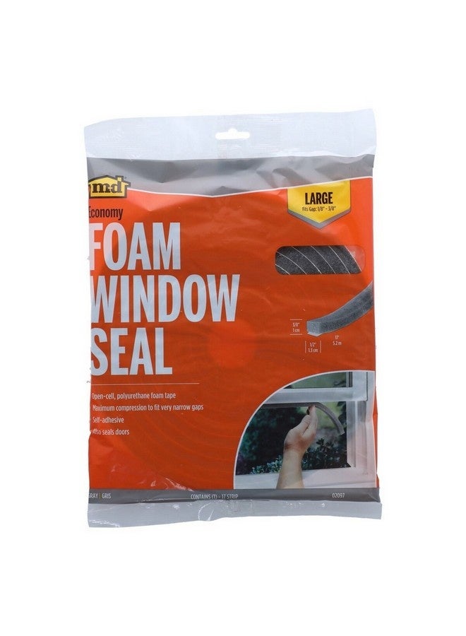 M-D Building Products Foam Window Seal for Large Gaps Grey 1/2 Inch x 17ft 2097 - Image 2