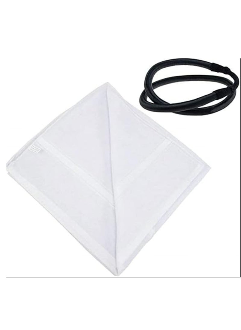 Generic - Men Arab Muslim Kaffiyeh Turban Hat Shemagh Head Scarf Wrap with Aqel Rope Egal - Image 1