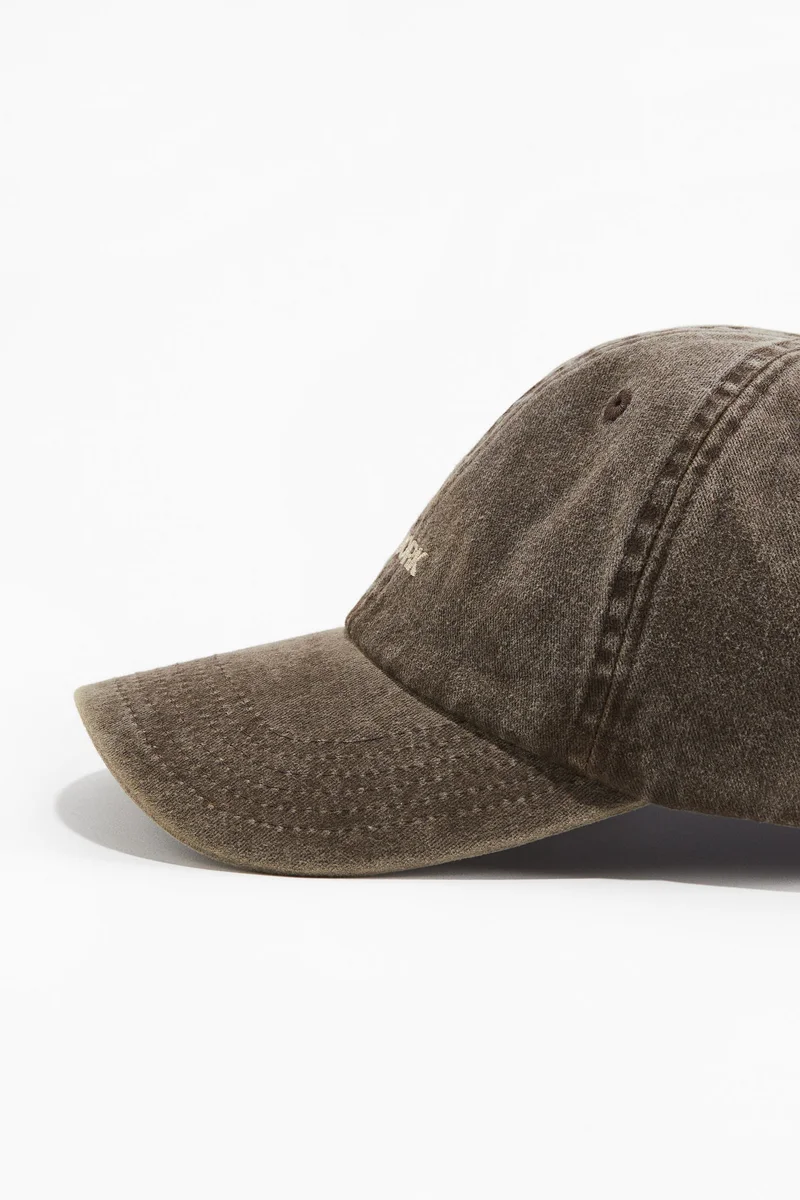 H&M Embroidered-motif cotton cap