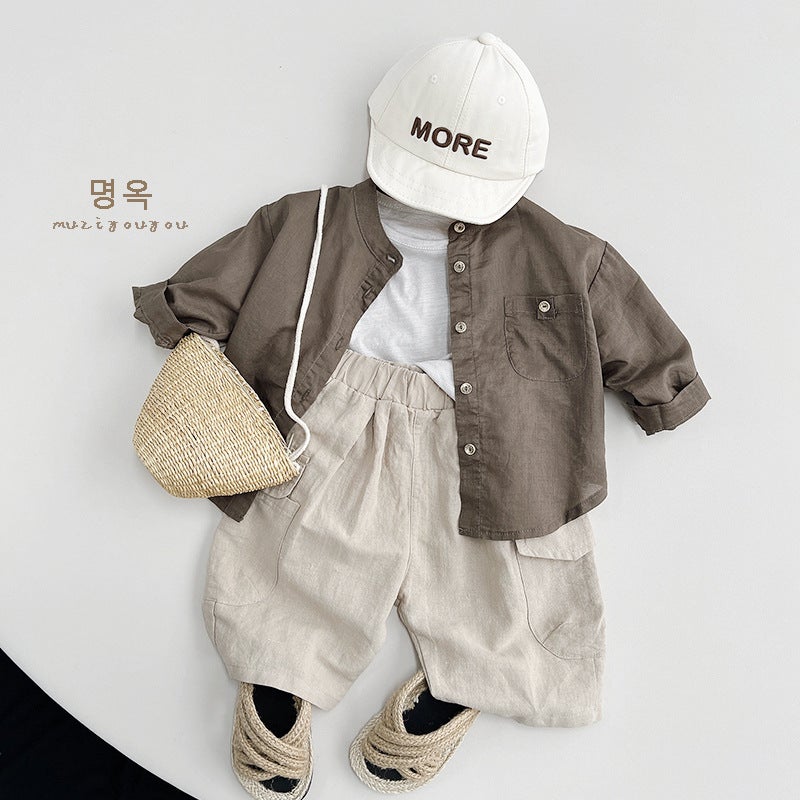 Cream Salad Series ~ 2025 Summer New Children's Short-sleeved Boys T-shirt Girls Cotton Korean Japanese Children's Wear - Image 4