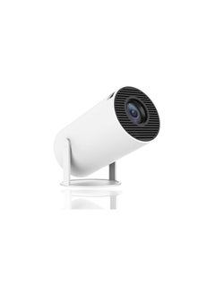 بروجكتور ذكي ميني 4K بشاشة حتى 130 بوصة – واي فاي 5G، صوت محيطي 360 درجة، بلوتوث 5.0، متوافق مع أندرويد وآيفون وويندوز – أبيض