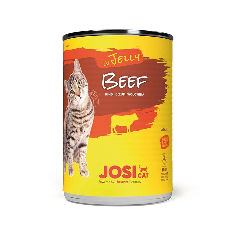 جوزيرا طعام معلب جوزي كات لحم بقري في هلام للقطط من جوسيرا - 400 جم