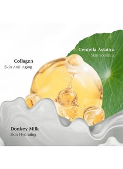 BLANC DUBU Nuborn Cell Donkey Milk Collagen Cream | Instant Glow With 10% Donkey Milk | Type 1 Collagen For Visibly Smooth And Dewy Skin | All Skin Types 65Ml  - Image 2
