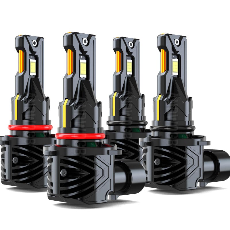 ANDWOGB Lights Compatible for Chevy C1500 C2500 C3500 Light Bulbs for Offroad Use Years 1990 1991 1992 1993 1994 1995 1996 1997 1998 48000 Lumens 800 Brightness Pack of 4 - Image 2