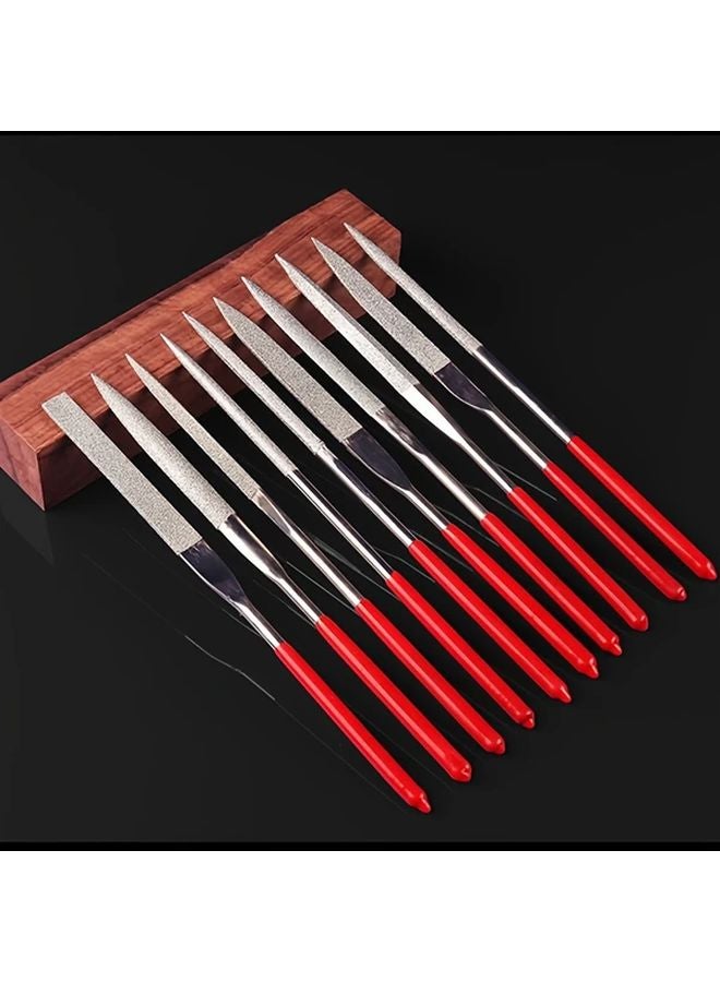 10Pcs Diamond Mini Needle Files Set 140mm Precision Craft Tools For Ceramic Wood Jewelry - Image 3