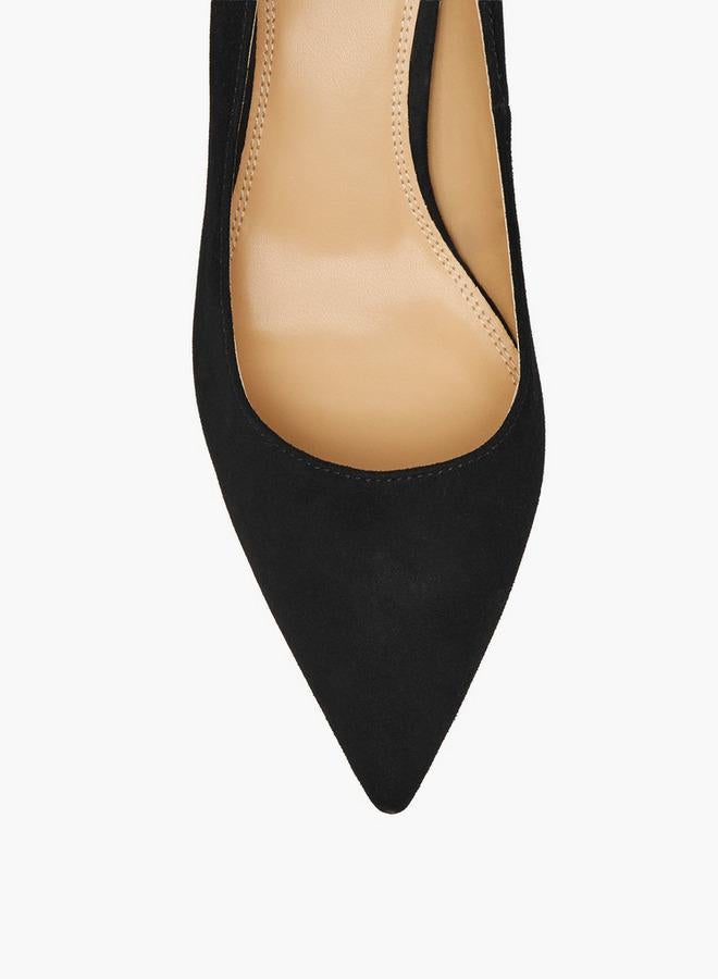 DUCHINI Women Stiletto Heel Leather Pumps - Image 4