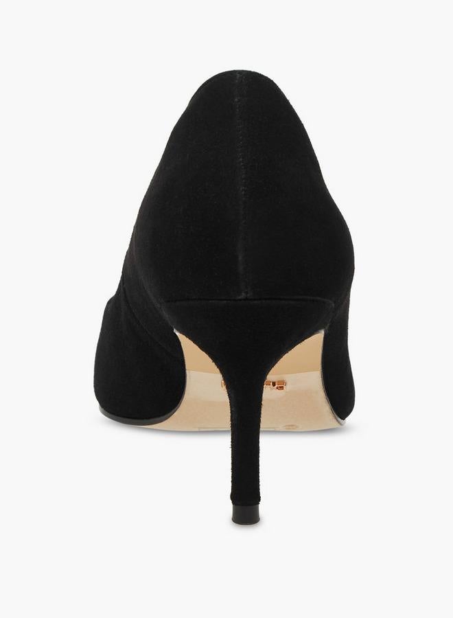 DUCHINI Women Stiletto Heel Leather Pumps - Image 5