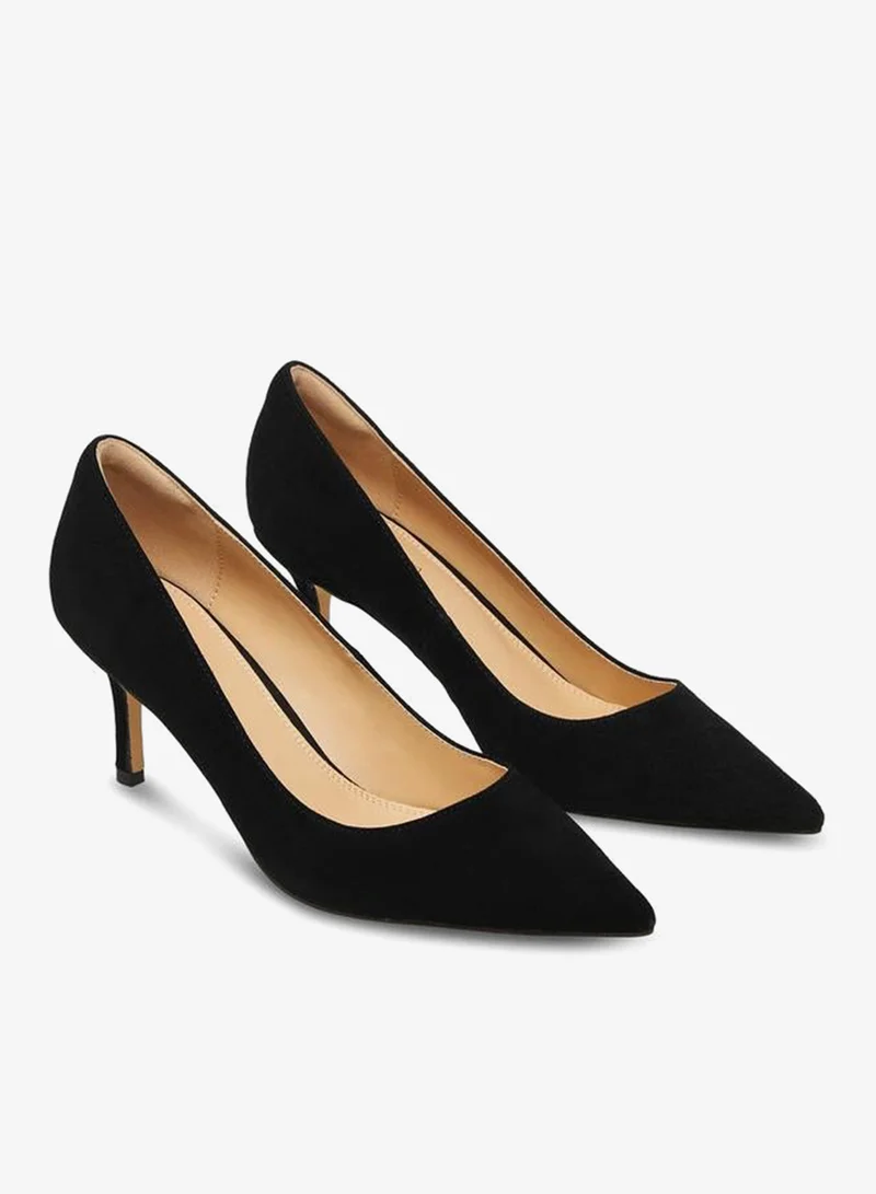 DUCHINI Women Stiletto Heel Leather Pumps