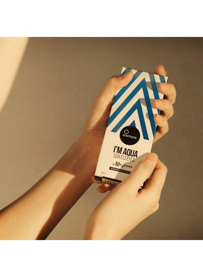 SUNTIQUE صن تيك أنا أكوا صن إسينس SPF 35 PA+++ | للبشرة الحساسة | حماية عالية من الشمس | خفيف وغير دهني | غني بفيتامين E | 50 مل - Image 4
