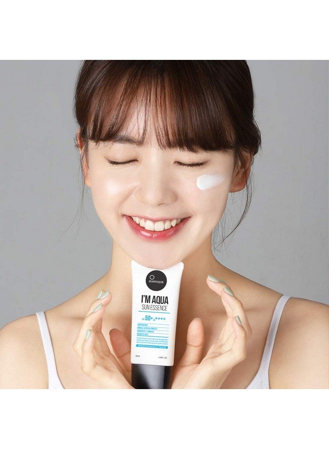 SUNTIQUE صن تيك أنا أكوا صن إسينس SPF 35 PA+++ | للبشرة الحساسة | حماية عالية من الشمس | خفيف وغير دهني | غني بفيتامين E | 50 مل - Image 5