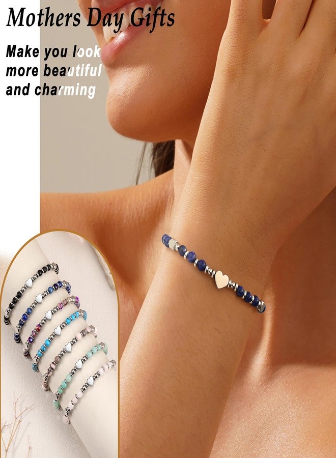 Btysun Gift for Sister, Cool Gifts for Adult Sister Beaded Bracelets for Women Stocking Stuffers for Teens Ajdustable Bead Bracelet Anniversary Christmas Jewelry - Image 2
