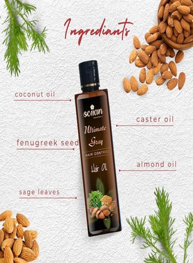 SCIIAN Almond Hair Oil-100ml | Pure Almond (Rogan Badam) Hair Oil | Enriched with Vitamin E | Chemical & Preservative Free | Mineral Oil | Prevent Split Ends & Strengthens Hair | For Soft & Shiny Hair - Image 5