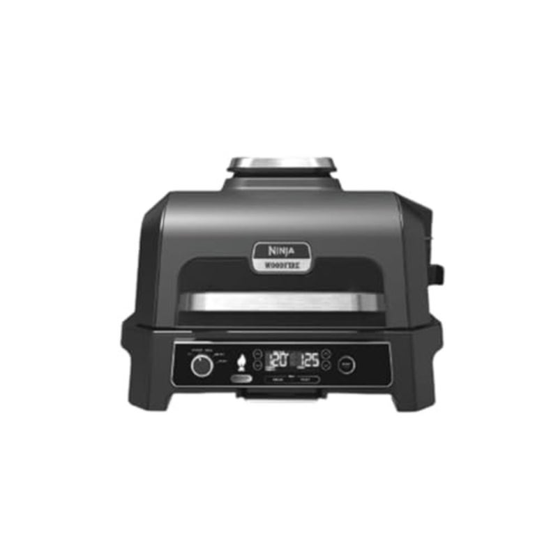 Woodfire Pro XL Electric Grill Smoker with Digital Probe, 4-in-1 Outdoor with Intelligent Cooking System and Wood Pellets,,OG850ME, 2 Years Warranty - Image 1