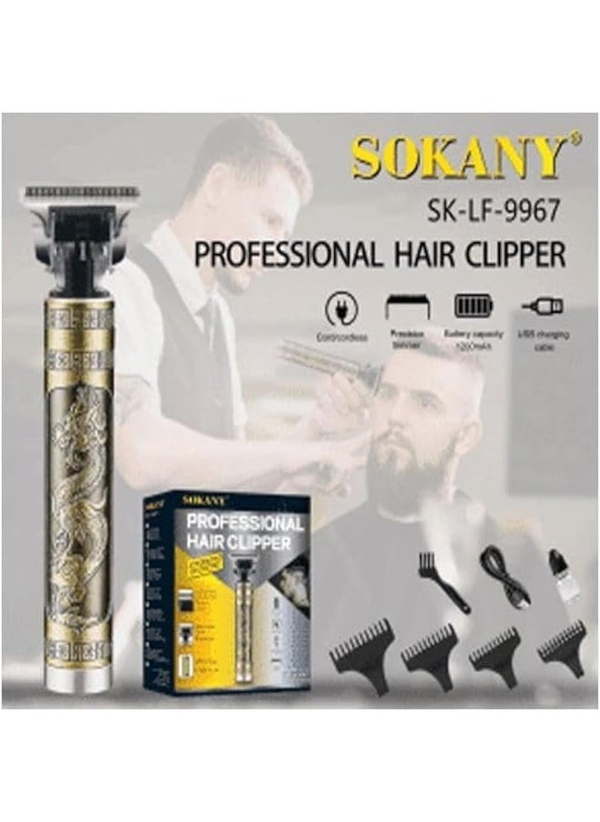 sokany - Electric Shaving Machine-Hair Shaving And Trimming Beard with removable battery and External battery charger (4 trimming combs)) - Image 1