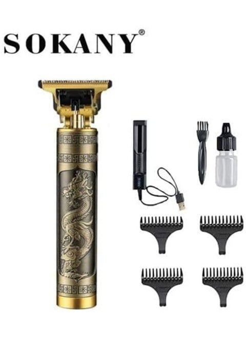 Electric Shaving Machine-Hair Shaving And Trimming Beard with removable battery and External battery charger (4 trimming combs))