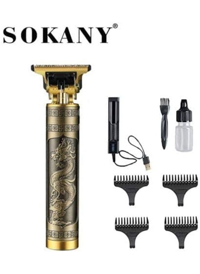 sokany - Electric Shaving Machine-Hair Shaving And Trimming Beard with removable battery and External battery charger (4 trimming combs)) - Image 1
