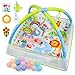 Dr.Rapeti DrRapeti Baby Play Gym Mat with Ball Pit Activity Gym Center Tummy Time Mat Thickened Mat Sensory Exploration Motor Skill Development for Newborn Infant Baby Toddlers - Image 2