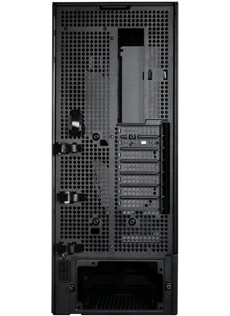 LIAN LI - SUP01 Small Tower ATX Case, Stand Up Platform Design, Front GPU Mount, Pre Installed 3 X 120mm PWM & PCIe 4.0 Riser Cables, 3 Side Mesh Panels, Dual ARGB Strip Lights - Image 1
