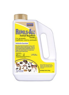 Bonide Bonide Repels-All Animal Repellent Granules, 3 lbs. Ready-to-Use Deer & Rabbit Repellent, Deter Pests from Lawn & Garden  - Image 1