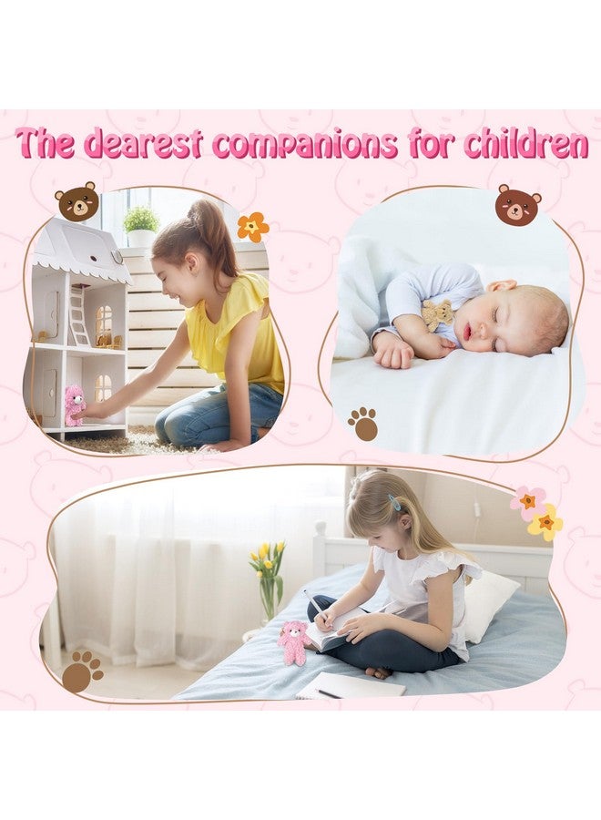 Sealive Sealive 12-Piece Mini Furry Bears - 4.7 Inches Stuffed Animal Tiny Bear Party Favors - Bears for Special Occasions, Party Decorations, Charming Keychains, Memorable Gifts, and More  - Image 3