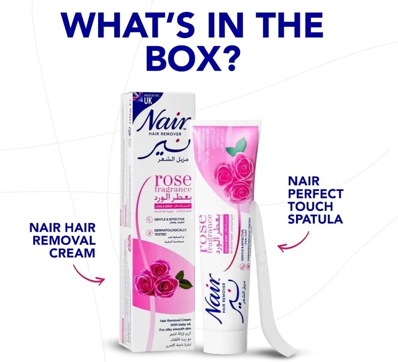 Nair Hair Removal Cream with Rose Fragrance - 110ml - Image 5
