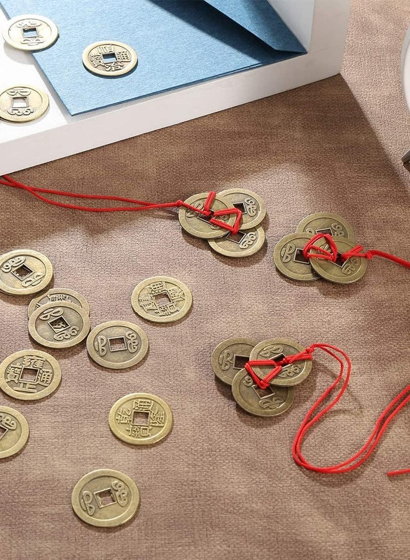 SOLARAE Chinese I Ching Fortune Coins - 120 Pieces of Lucky Coins for Health, Success, and Wealth. Perfect for enhancing your prosperity and well-being! - Image 5