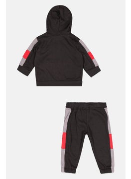 Body Glove Toddlers Boy 2 Pcs Brand Logo Sweatshirts And Pant Set, Black  - Image 2