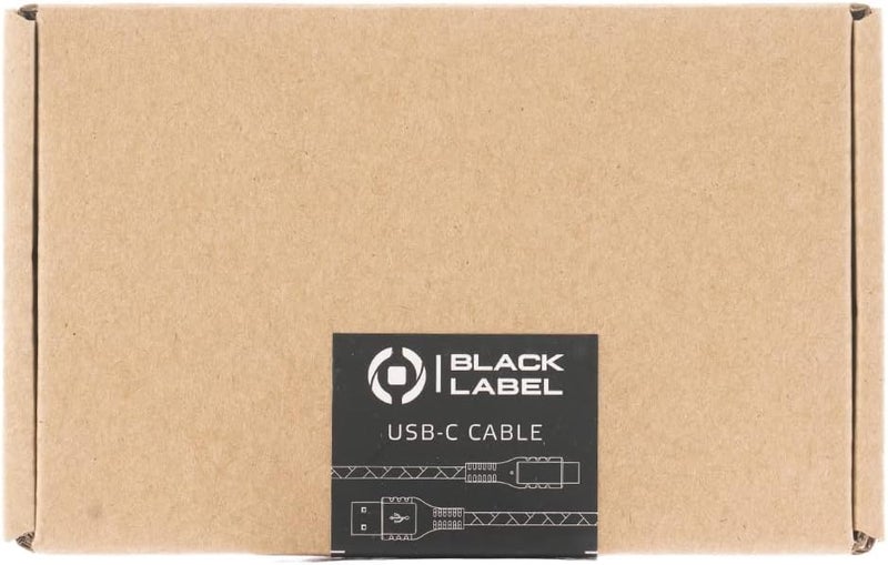 سيلي كابل Celly بموصلات USB وUSB-C، لون أسود، مصنوع من PVC، يدعم الشحن السريع، طول الكابل 2 متر، قدرة خرج تصل إلى 3 أمبير، أسود - Image 3