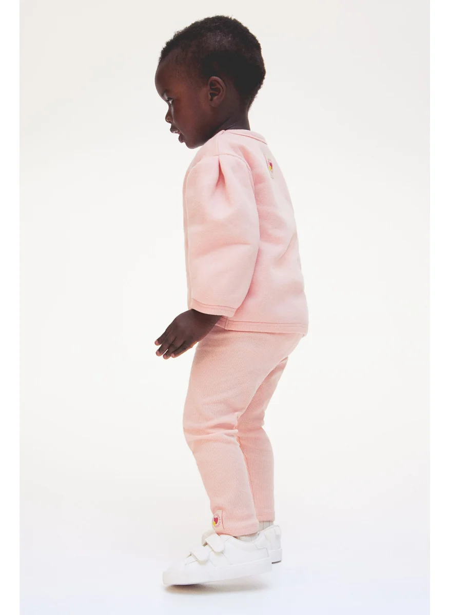 H&M 2-Piece Sweatshirt And Leggings Set