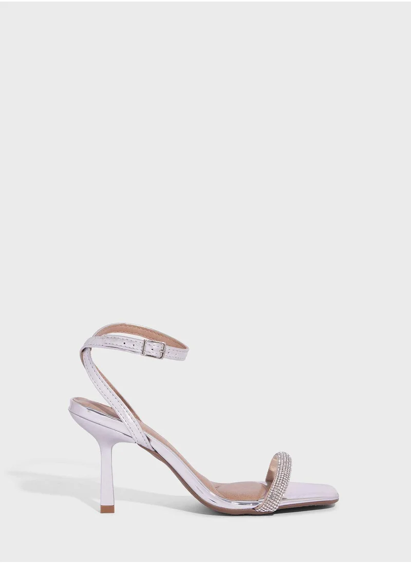 Beira Rio Rosalie Ankle Strap High Heel Sandals