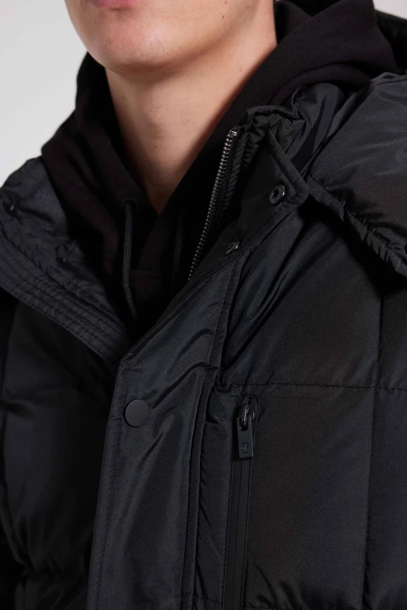 D'S DAMAT Ds Damat Regular Fit Black Coat