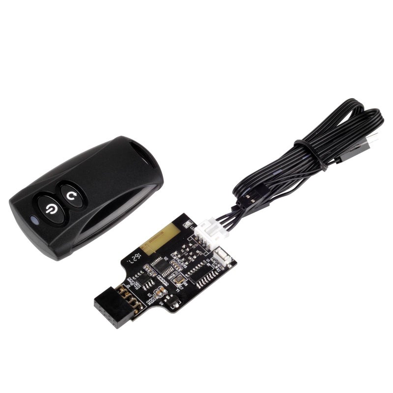 SilverStone Technology 2.4G Wireless Remote Computer Power/Reset Switch, USB 2.0 9-pin Interface ES02-USB Components Other - Image 4