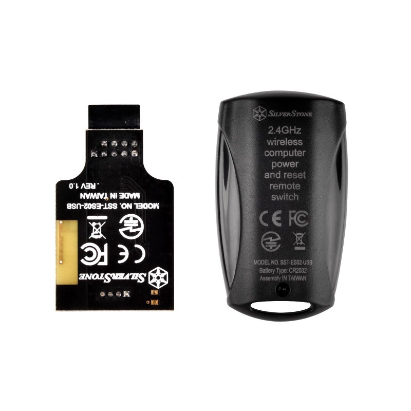 SilverStone Technology 2.4G Wireless Remote Computer Power/Reset Switch, USB 2.0 9-pin Interface ES02-USB Components Other - Image 3