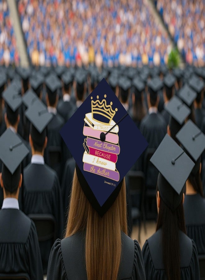 ADVANSYNC I Trust The Next Chapter Because I Know The Author 3 Graduation Cap Topper - Image 5