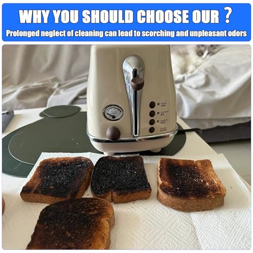 TOAINRSI Toaster Cleaning Tools Set Toaster Cleaner Brush Toaster Accessories Suitable for All Types of Toasters17 Pcs - Image 3