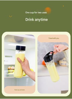 MHD Portable Juicer Small Fruit Electric Multifunctional Juicer Double Cup Double Knife  - Image 5