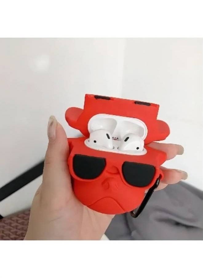 Generic Dog Face Designed Protective Case For Apple AirPods Pro  - Image 2