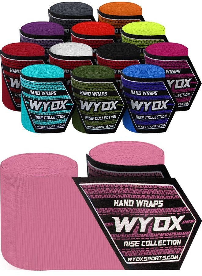 WYOX Boxing Hand Wraps Inner Gloves, Elasticated Thumb Loop Bandages Mexican Style Under Mitts Wrist Wrap Protection Muay Thai MMA Kickboxing Martial Arts Punching Bag Training Men Women - Image 1