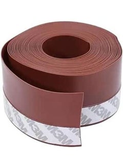 TEGRILO Weather Stripping Door Seal Silicone Door Bottom Seal Soundproof Weather Stripping Anti-Collision Adhesive Solid Seal Strip for Doors and Windows Gaps  - Image 1