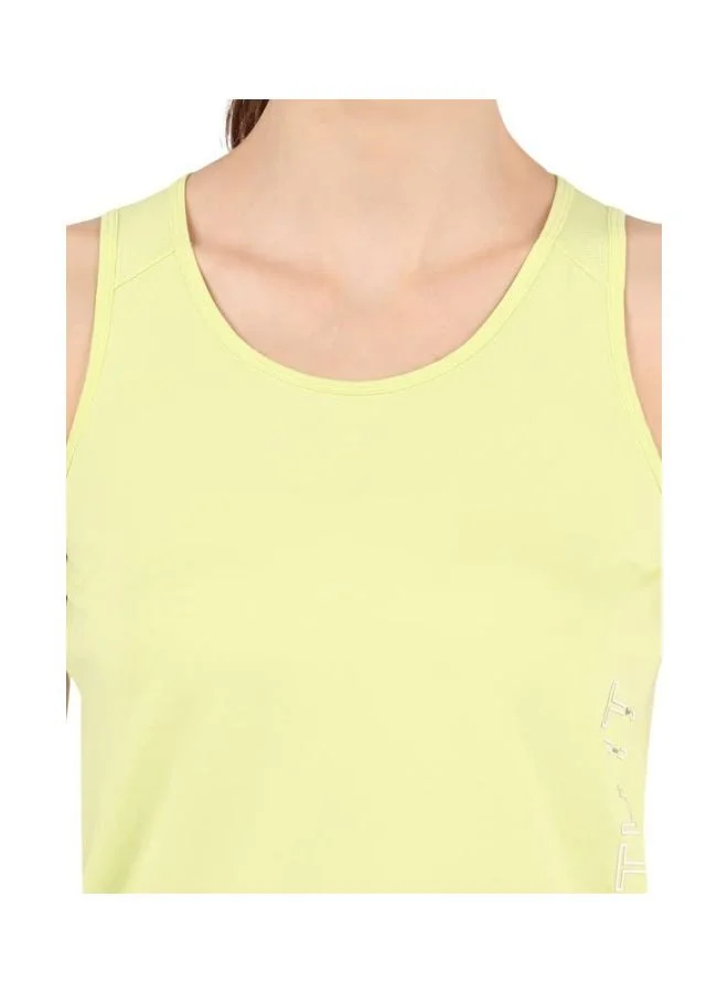 Jockey Daiquiri Green MW33 Women Microfiber Fabric Graphic Printed Tank Top with Breathable Mesh and Stay Dry Treatment for Women | Best Price UAE