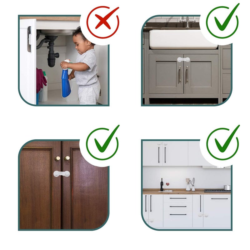 Child Safety Lock (3 Piece) - Multi Color - Image 3