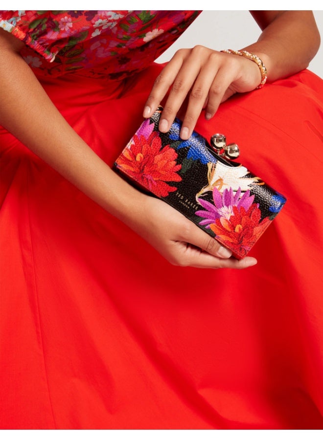 Ted Baker محفظة بوبل بتفاصيل ورد مطبوعة - Image 2
